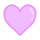 Pastel Purple Heart Discord Emoji