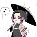 ShinobuRainingUmbrella