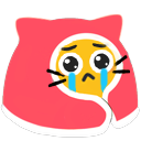 tee_meowscared Discord emoji