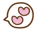2heartbubbleleft
