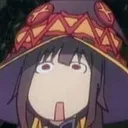 MeguminJawDrop Discord Emoji