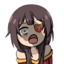 Megumin Scared Discord Emoji