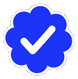 1 A Blue Verified Discord Emoji