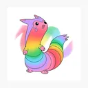 RainbowFurret Discord Emoji