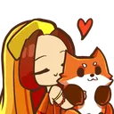 hestiafoxhug Discord Emoji