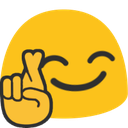 emojiblobfingerscrossed Discord emoji