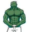 KermitBuffFlex Discord emoji