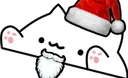 BongoCatSanta Discord Emoji
