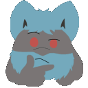 Lucario Think Discord Emoji