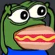 PepeEatHotdog Discord Emoji