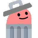 BlobboTrashCan Discord Emoji