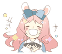BunnyGirl_Happy Discord emoji