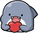 GifSharkLoveHeart