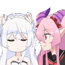 KiraraAiriCheeKiss Discord emoji