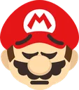 Pensive Mario Discord Emoji