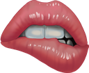 lipbite Discord emoji