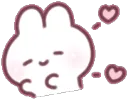 GIFUsagiBunnyHearts