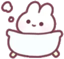 GIFUsagiBunnyBath