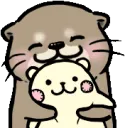 GifOtterHug