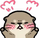 GifOtterAngryBlush