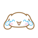 Cinnamoroll_laugh Discord emoji