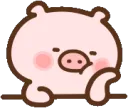 GIFPigBoredLean