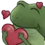 FrogeHeart Discord Emoji