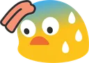 SweatyYellowBlobWithTissueInHand Discord Emoji