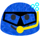 Blue Emoji Discord Emoji