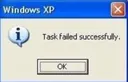 TaskFailedSuccessfully