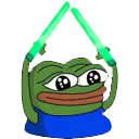 pepeGlowStick Discord Emoji