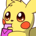 PikachuDrinking