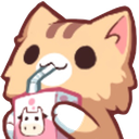 MHSC_catdrinking Discord emoji