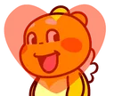 Love Emoji Animated Qoo Bee Agapi Love_Emoji_Animated_QooBee_Agapi Discord Emoji