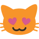 Cat Heart Eyes cathearteyes Discord Emoji