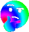 Rainbow Think Discord Emoji