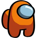 AmongUsOrangeSmall Discord Emoji