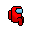 Among Us Red Vent Discord Emoji