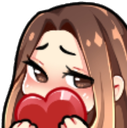 kuro_anime_heart Discord emoji