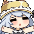 kuro_anime_eating Discord emoji