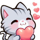 kittyheart Discord emoji