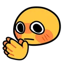 inhales