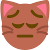 pensivebrowncat Discord emoji