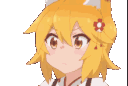 Senko Pout Discord Emoji
