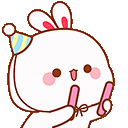 Bunny Party Discord Emoji