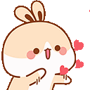 bunny_kiss Discord emoji