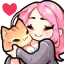 Kitty Hug Discord Emoji
