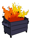 dumpster_fire Discord emoji