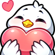 zbird_heart Discord emoji