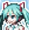 PixelSmugMiku Discord Emoji